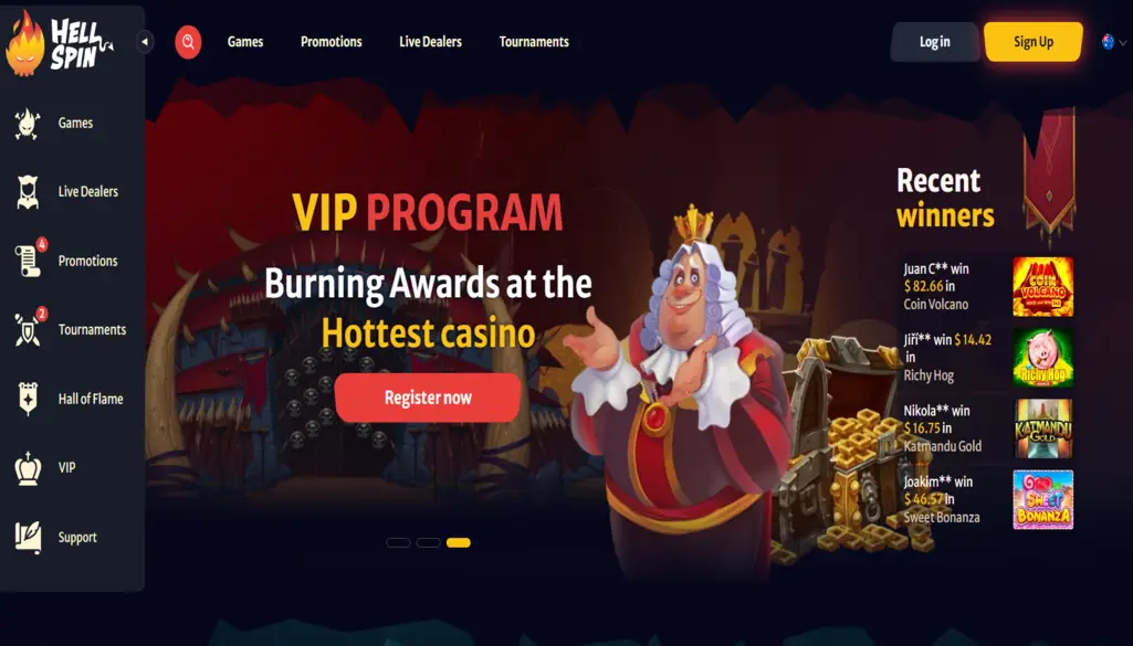 Overview of HellSpin Casino