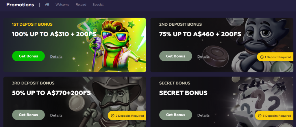 Playfina casino bonus